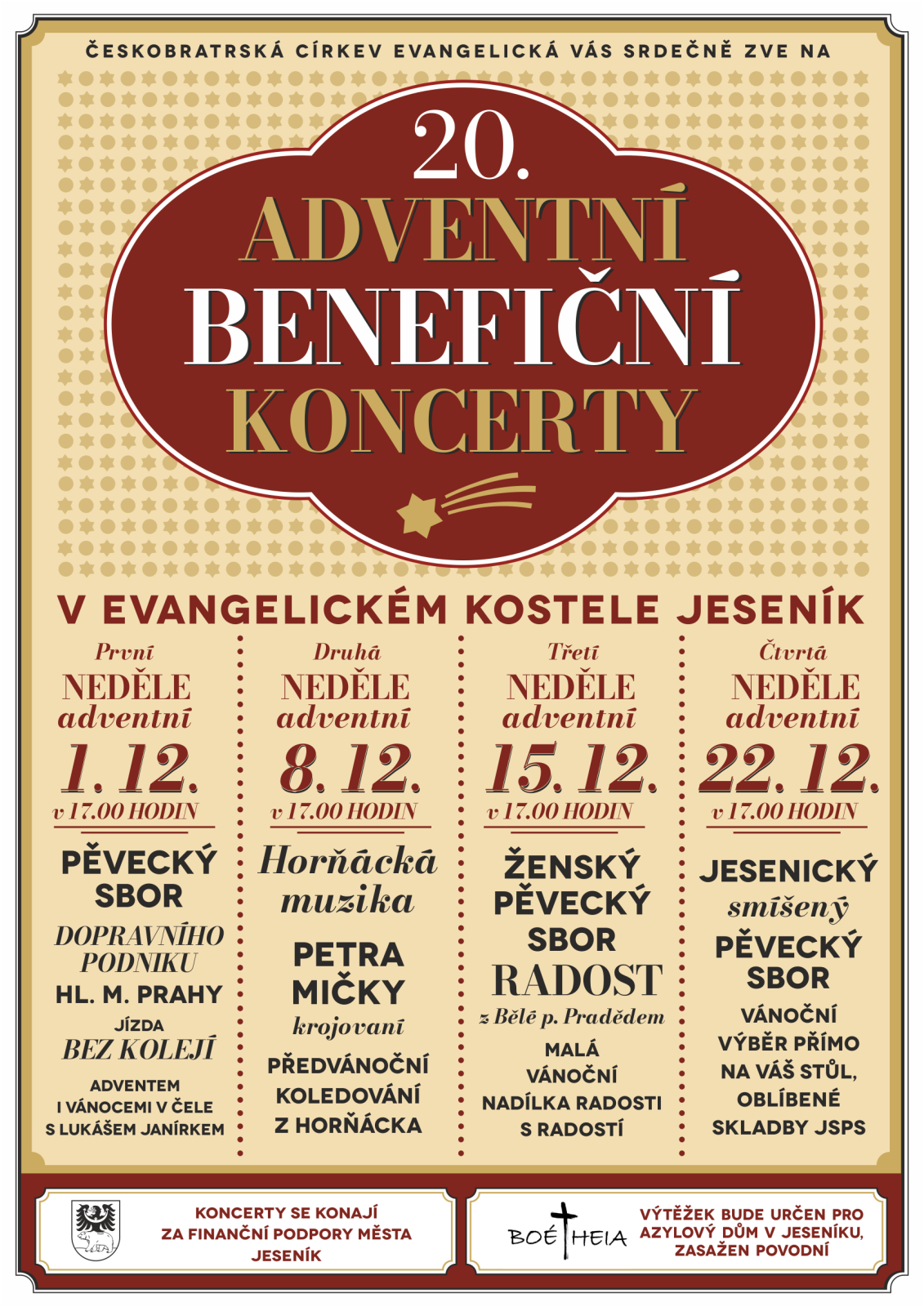 Adventní benefiční koncert, 20. ročník