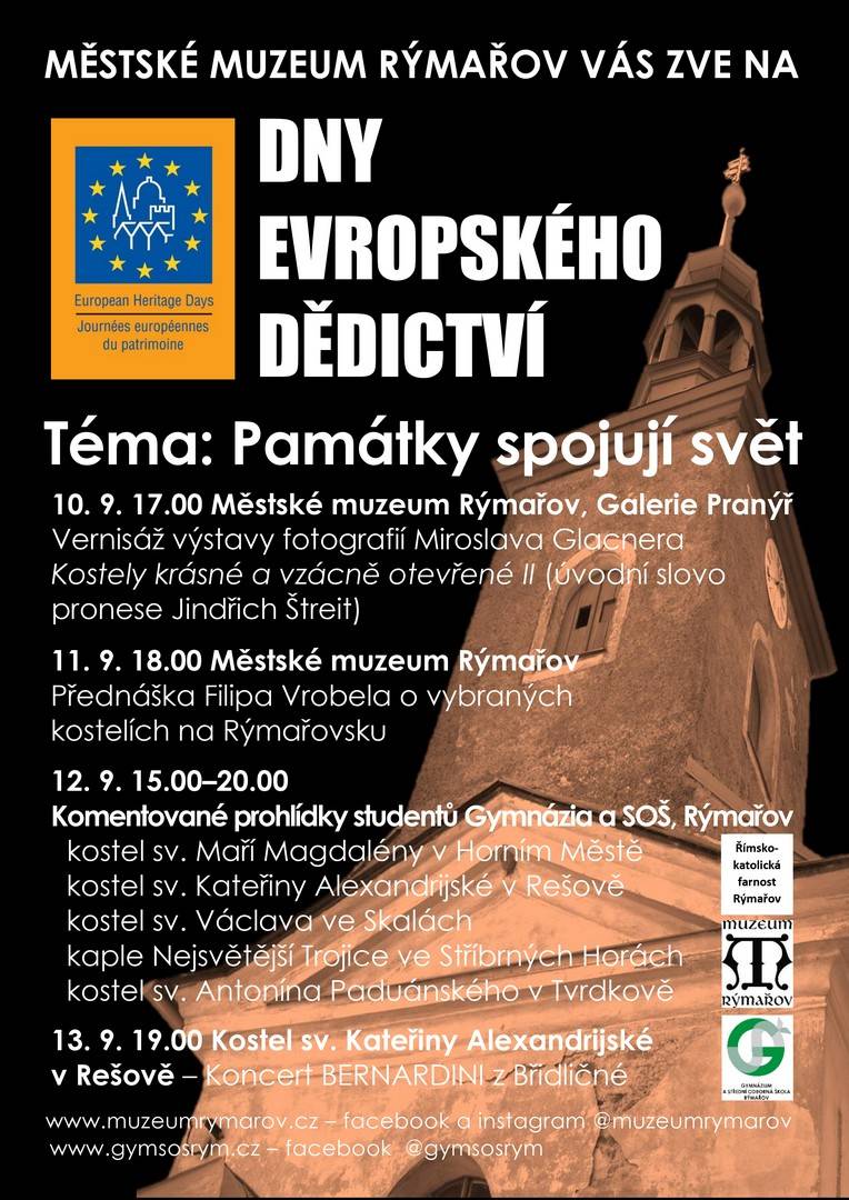 Památky spojují svět - Dny evropského dědictví