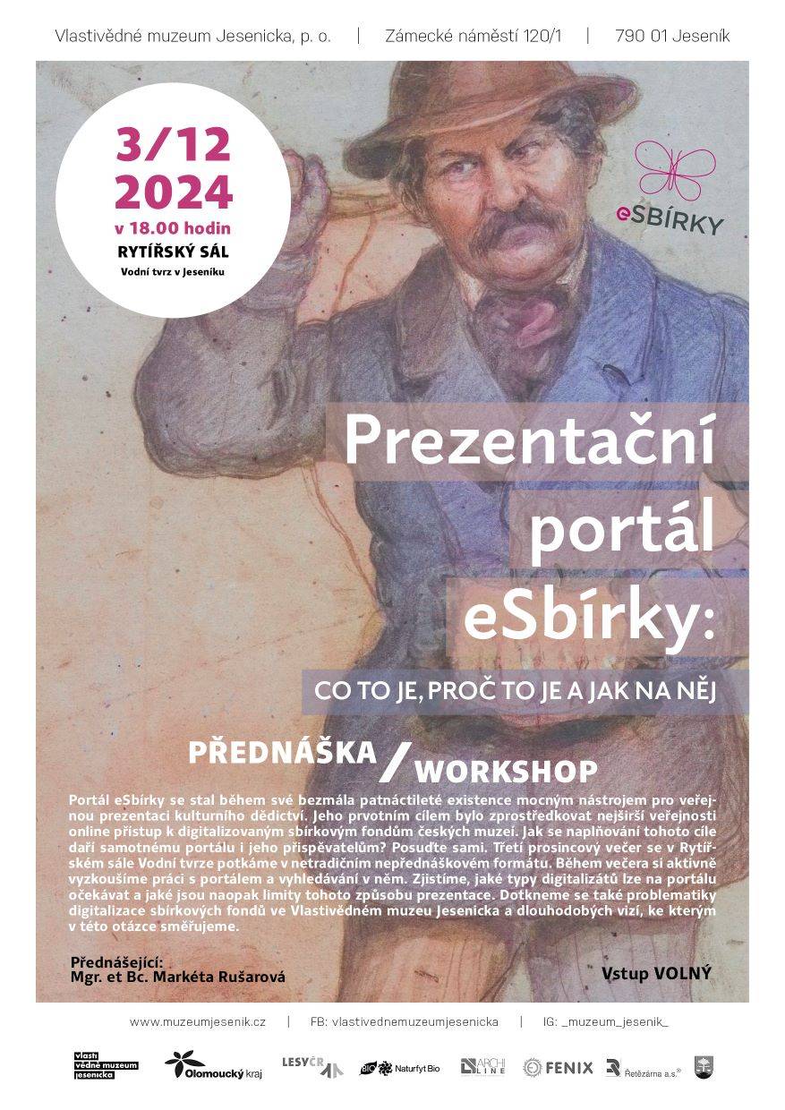 Prezentační portál eSbírky: co to je, proč to je a jak na něj