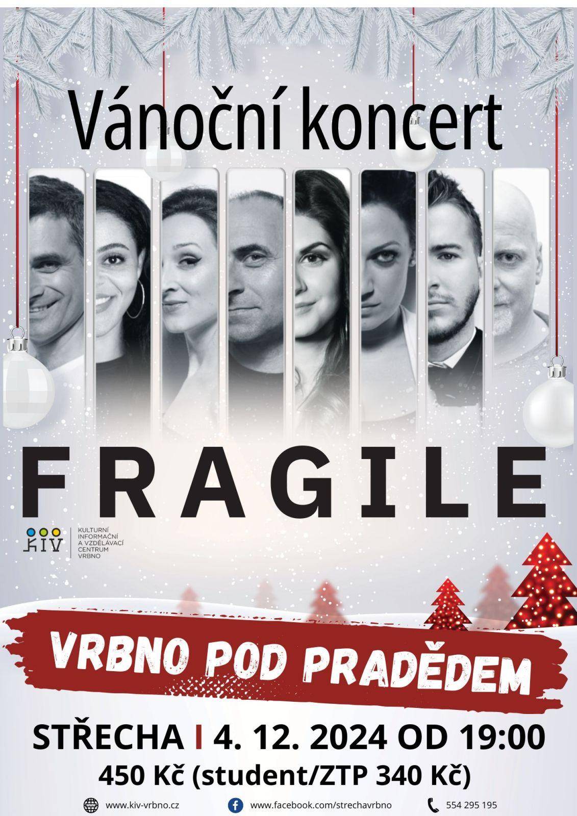 Vánoční koncert FRAGILE