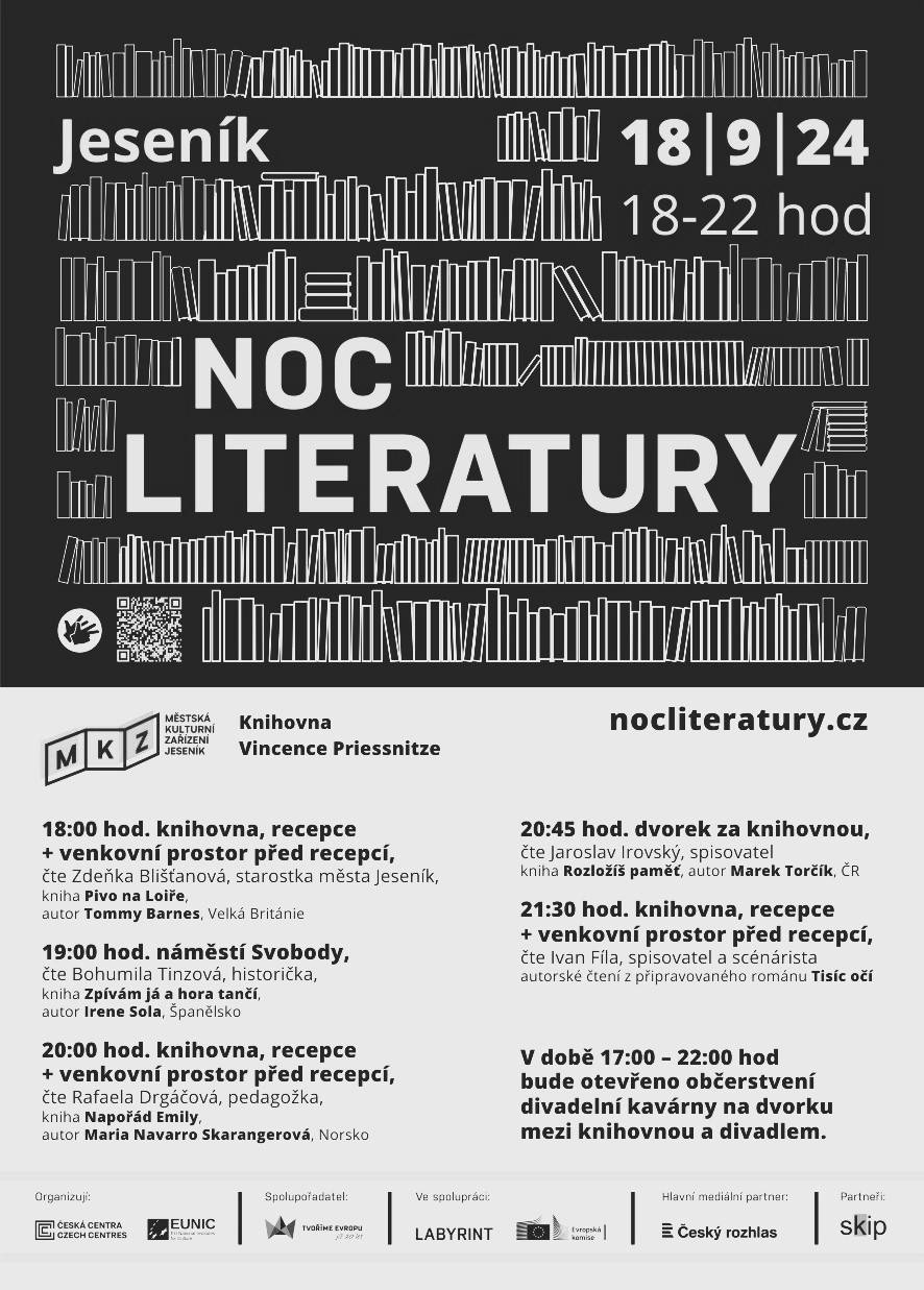 ZRUŠENO - NOC LITERATURY 2024