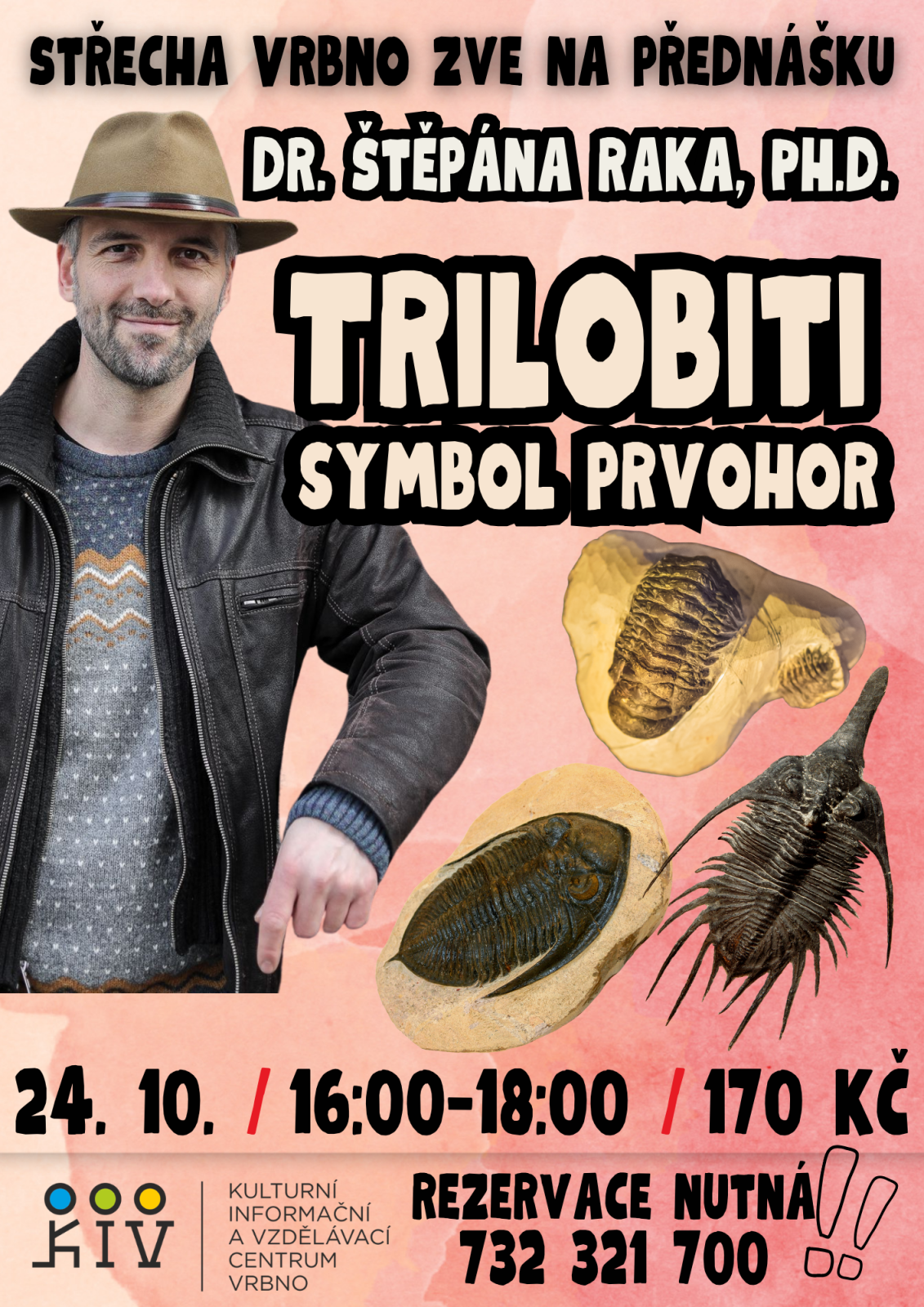 Štěpán Rak – TRILOBITI symbol prvohor