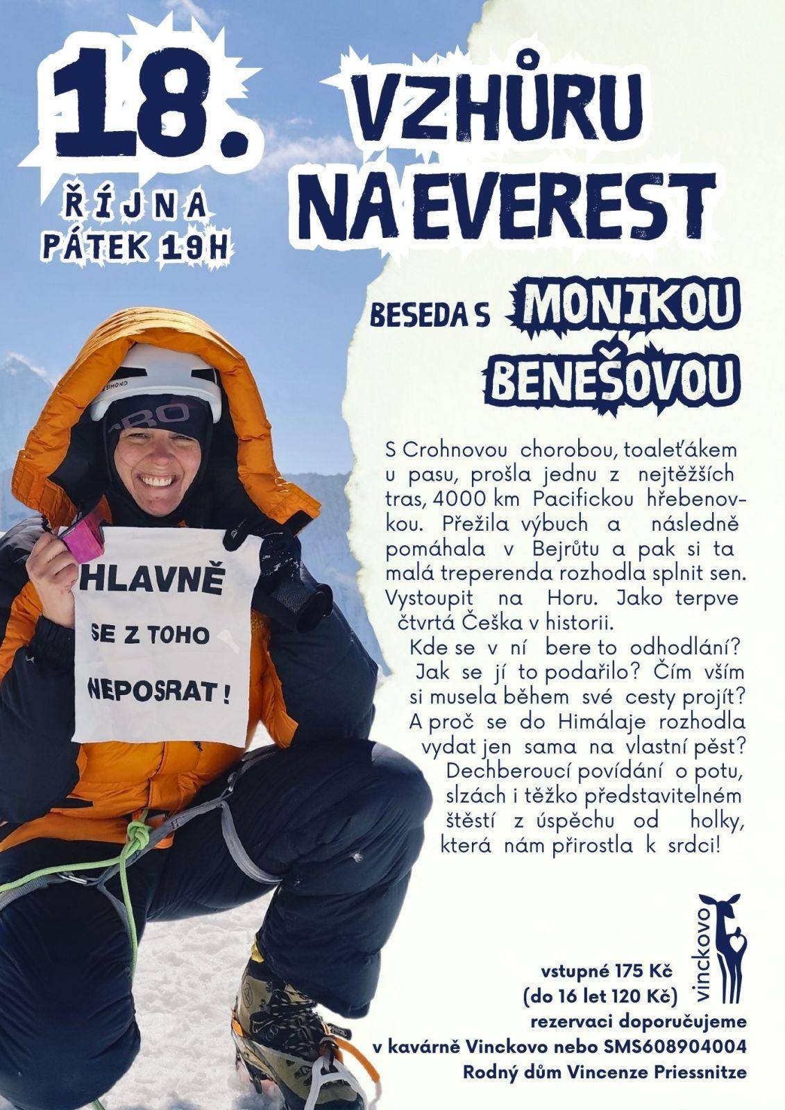 Vzhůru na Everest s Monikou Benešovou