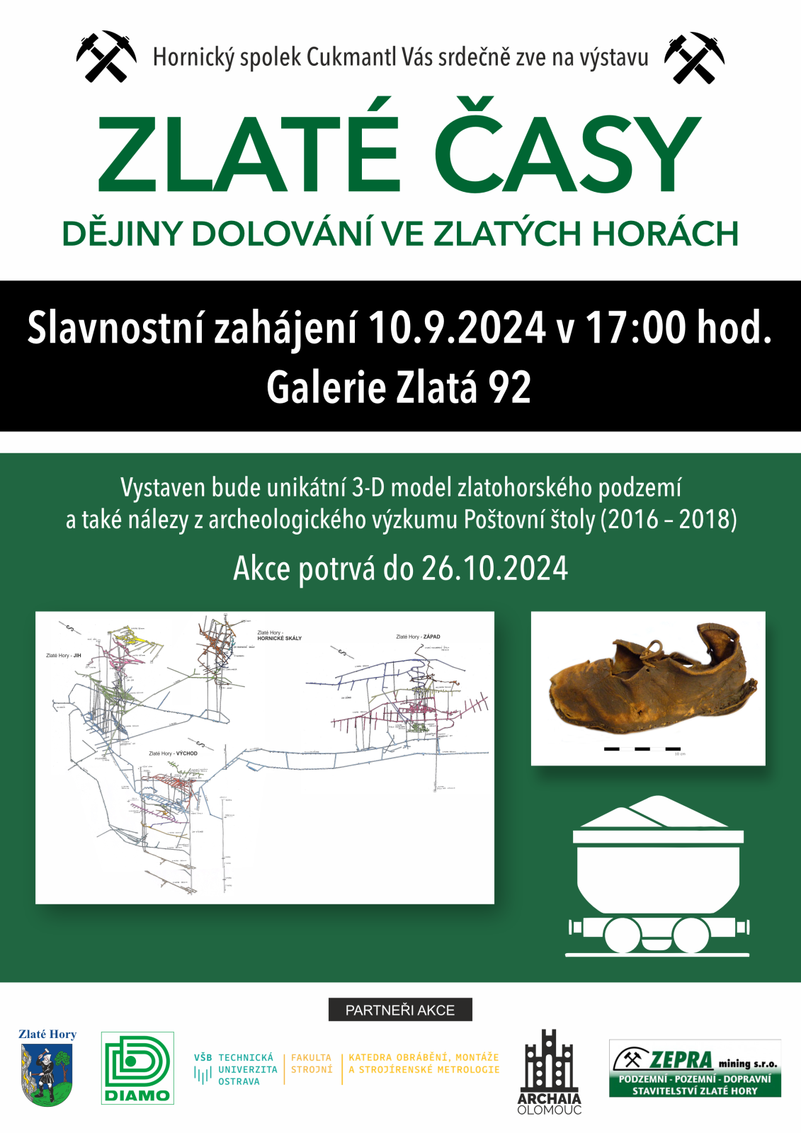 ZLATÉ ČASY - DĚJINY DOLOVÁNÍ VE ZLATÝCH HORÁCH